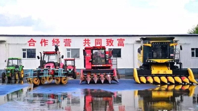 大型联合收割机与中型联合收割机，差别不止在个头